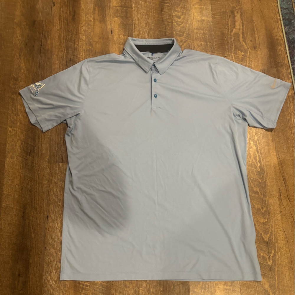 Nike Men's Light Gray Polo Shirt XL